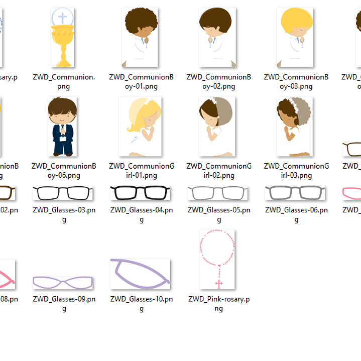 Kit Digital Primeira Comunhão 2  2