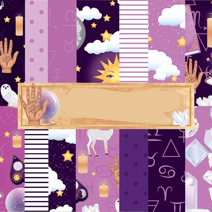 Kit Digital Papeis Cartomante  1