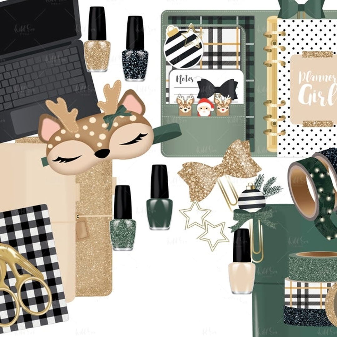 Kit Digital Planner de Natal  1