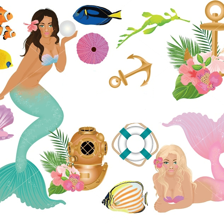 Kit Digital Sereias  1