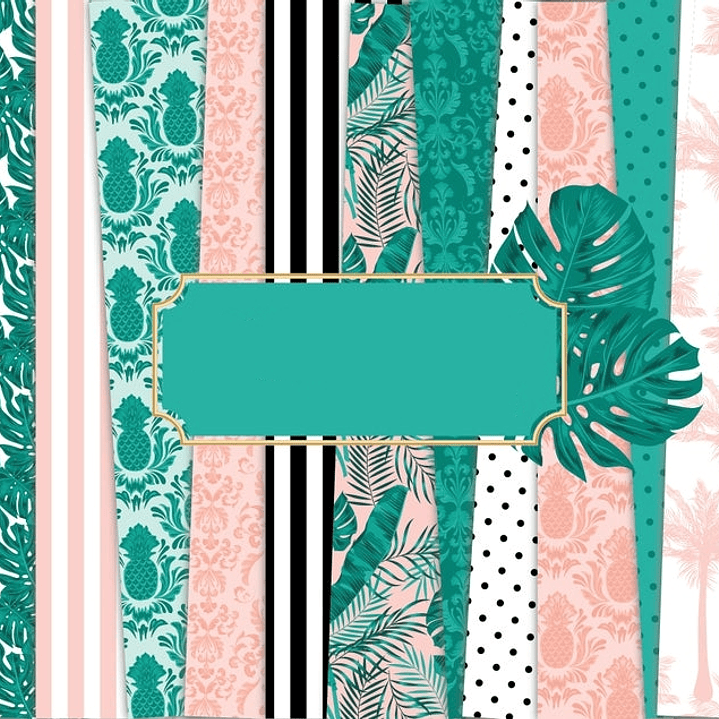 Kit Digital Papeis Verão  1