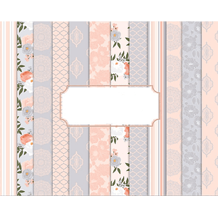 Kit Digital Papeis Flores Tranquilas