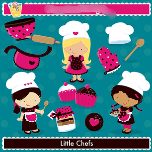 Kit Digital Menina Cozinheira 