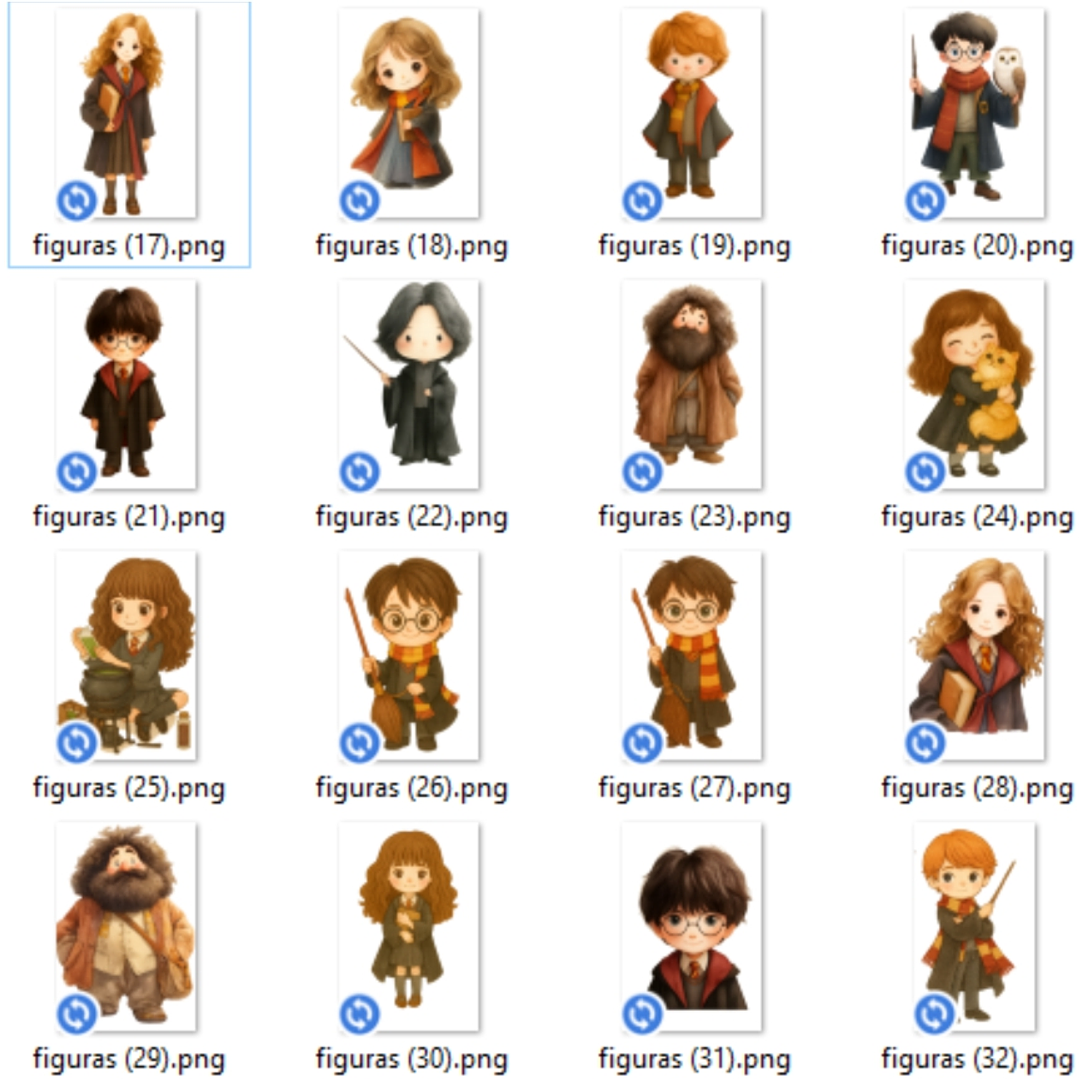 Kit Digital Harry Potter Aquarela 4