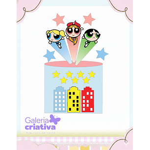 Arquivo Topo de Bolo Meninas Super Poderosas