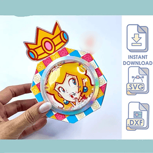 Arquivo Caixa Hexa Visor Acrilico 