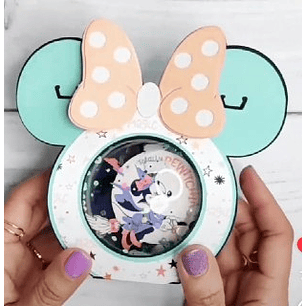 Arquivo Minnie Visor Bola Acrilica 