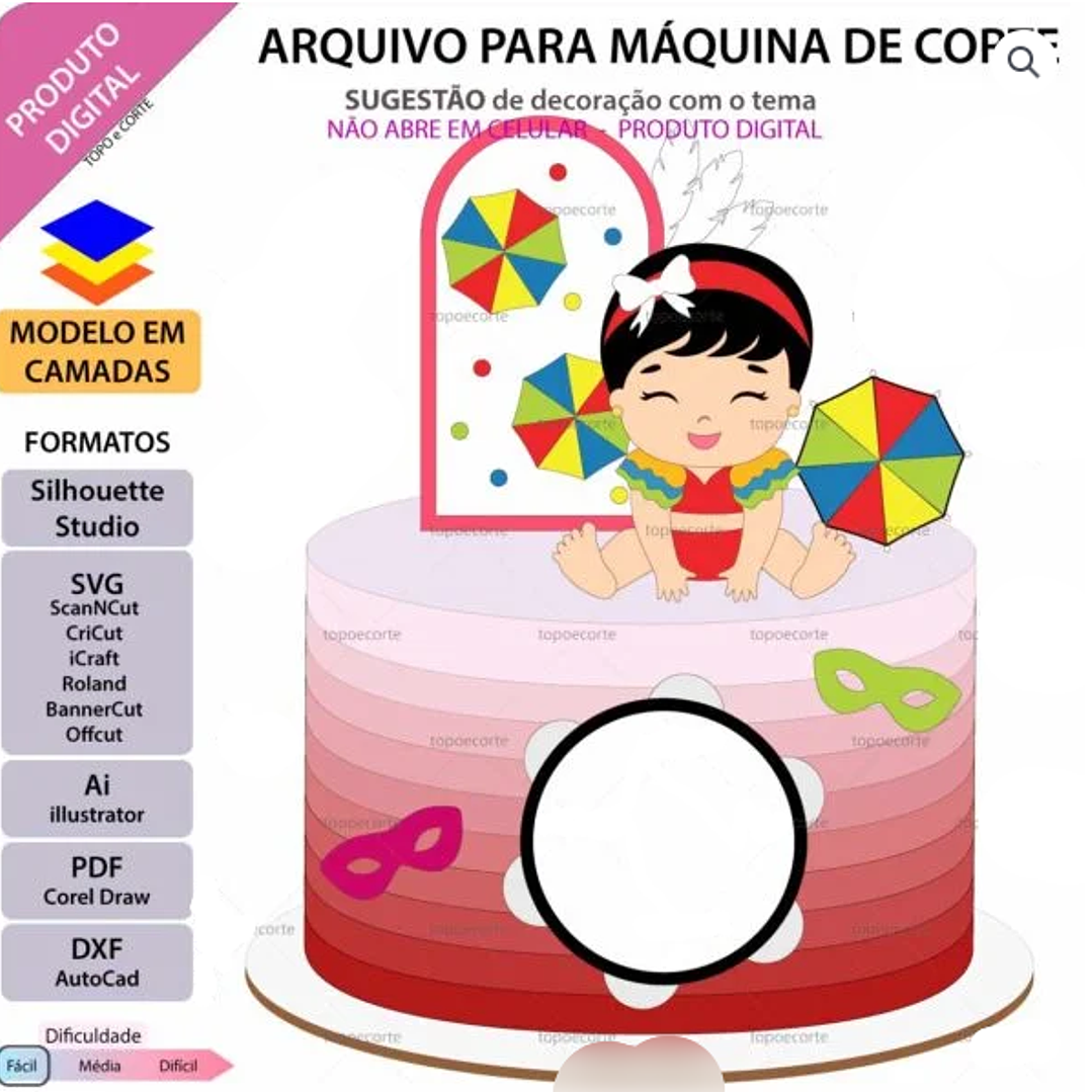 Arquivo Carnaval Topo de Bolo  1