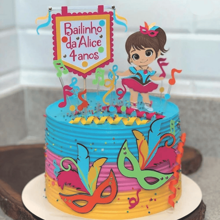Arquivo Carnaval Topo de Bolo Bailinho da Alice  1