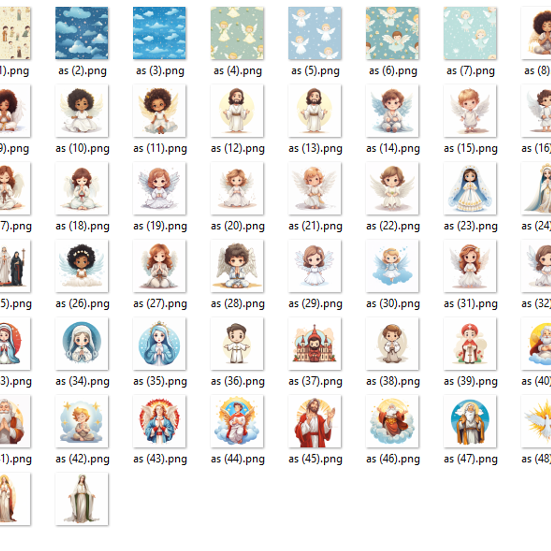 Kit Digital Anjos e Santos  2