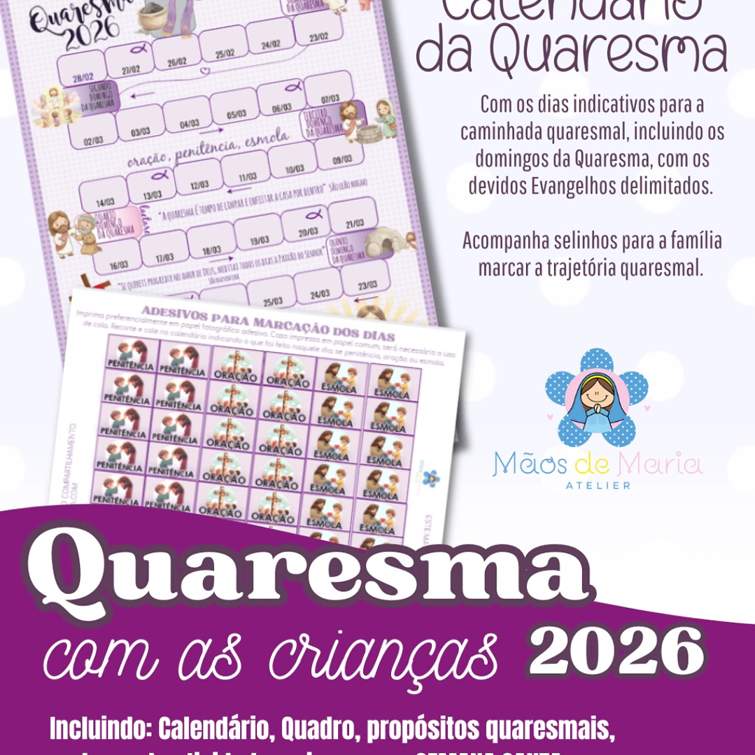 Arquivo Combo Quaresma para Crianças 2026  6