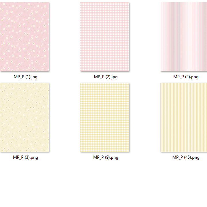 Kit Digital Papéis Coleção Margaridas Rosa  2