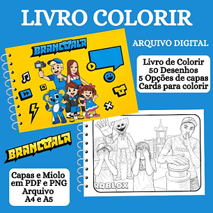 Arquivo Livro de Colorir Brancoala