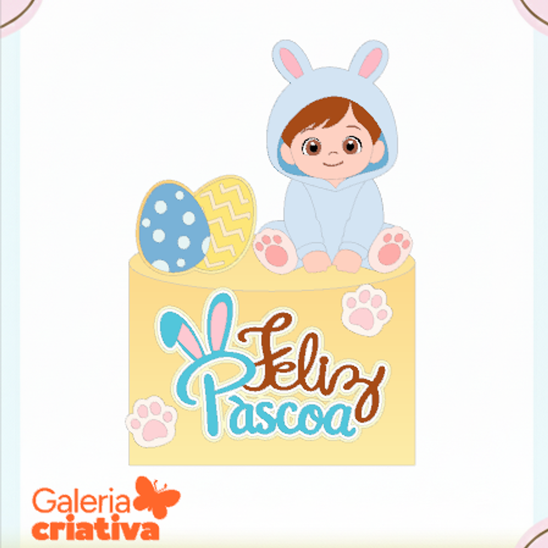 Arquivo Topo de Bolo Páscoa Menino 1
