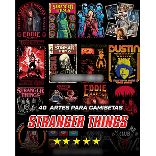 Arquivo Pack Estampas Stranger Things 