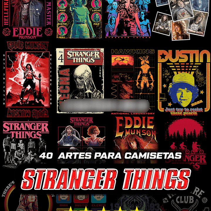 Arquivo Pack Estampas Stranger Things  1