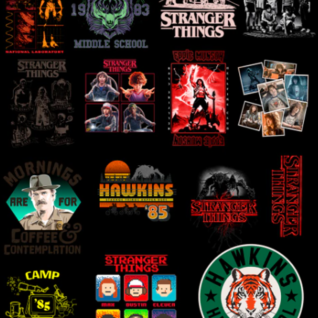 Arquivo Pack Estampas Stranger Things  2