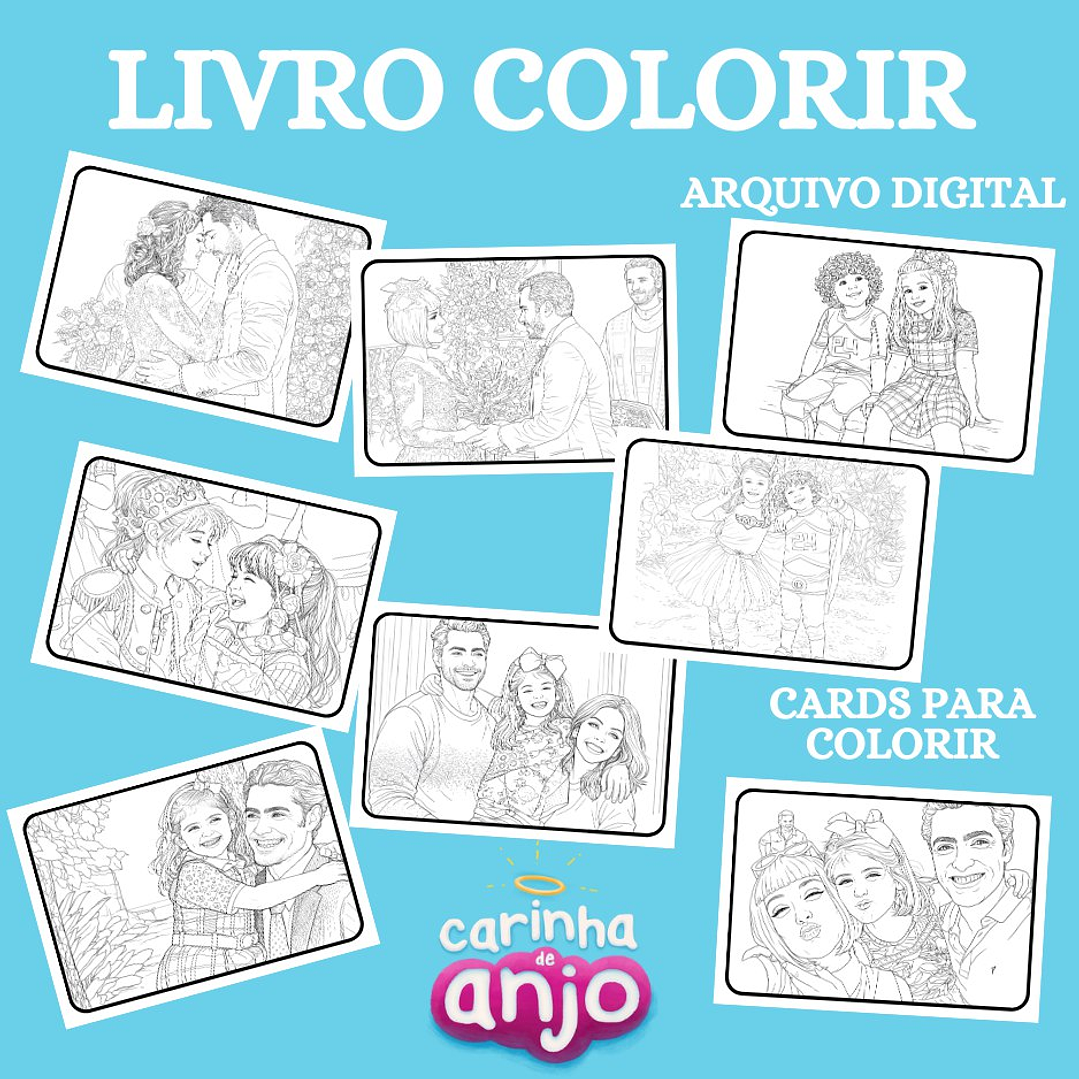 Arquivo Livro de Colorir Carinha de Anjo  3