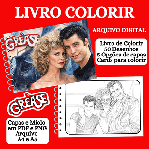 Arquivo Livro de Colorir Grease