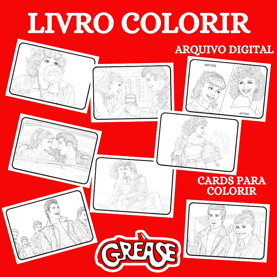 Arquivo Livro de Colorir Grease 3