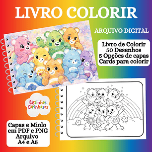 Arquivo Livro de Colorir Ursinhos 