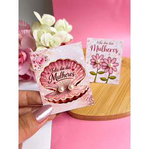 Arquivo Dia da Mulher Card Brinco