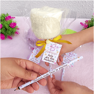 Arquivo Dia da Mulher Lápis Floresça 