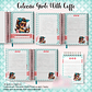 Arquivo Caderno Pautado A5+Bloquinho A6 – Coleção Girls With Coffe - Thumbnail 2