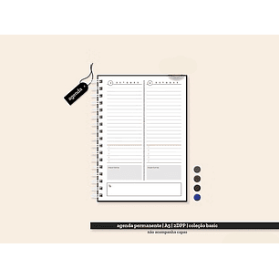 Arquivo Coleção Basic Agenda Permanente A5 