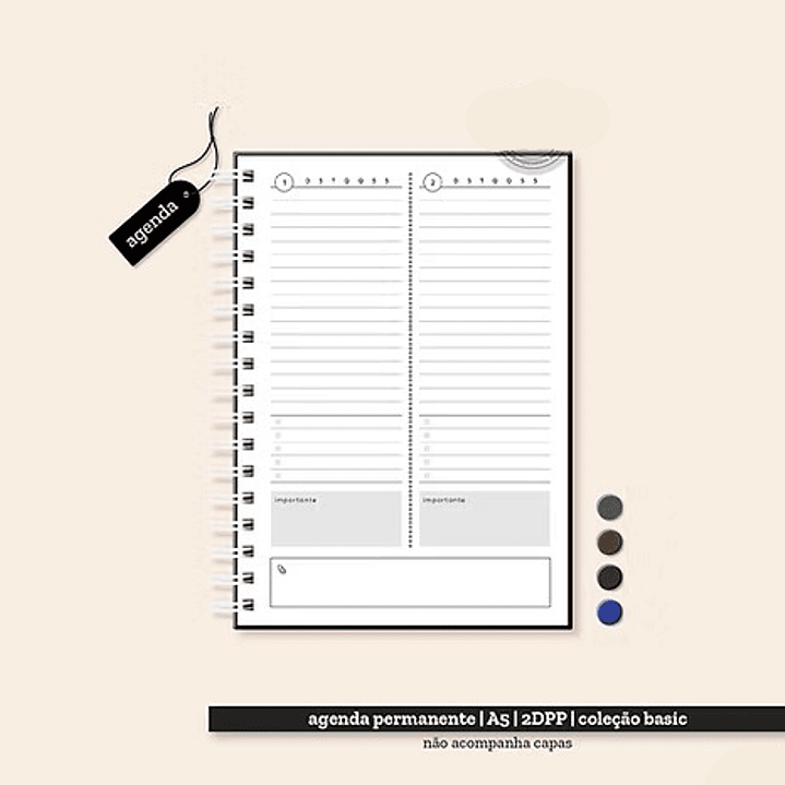 Arquivo Coleção Basic Agenda Permanente A5  1