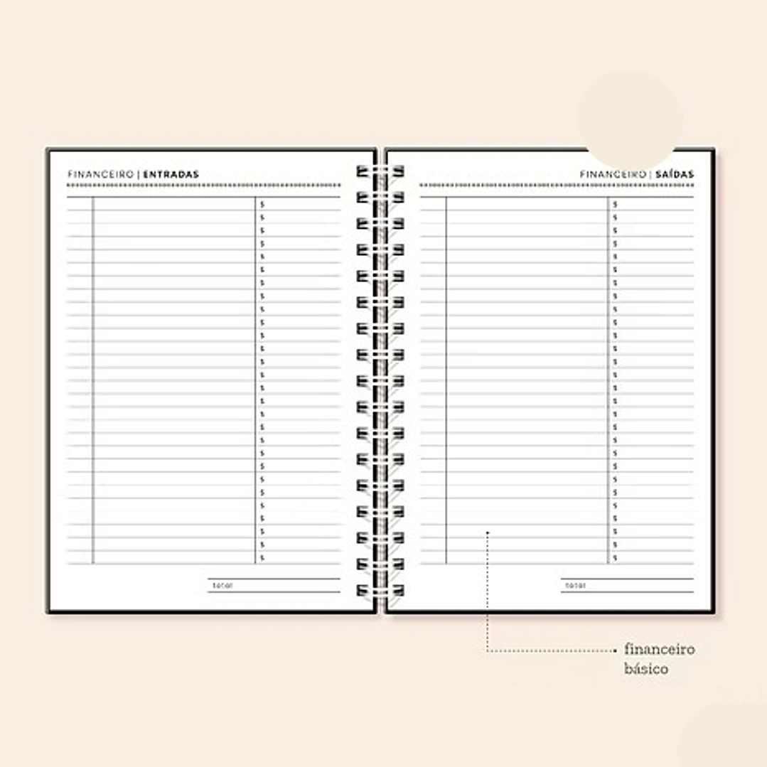 Arquivo Coleção Basic Agenda Permanente A5  6