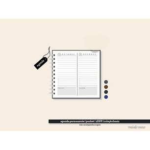 Arquivo Coleção Basic Agenda Permanente Pocket 