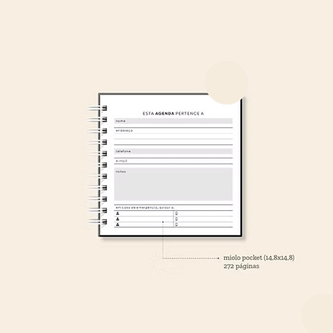 Arquivo Coleção Basic Agenda Permanente Pocket  2