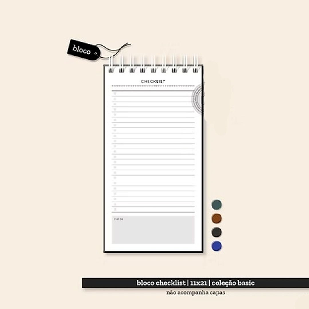 Arquivo Coleção Basic Bloco Checklist 11x21  1