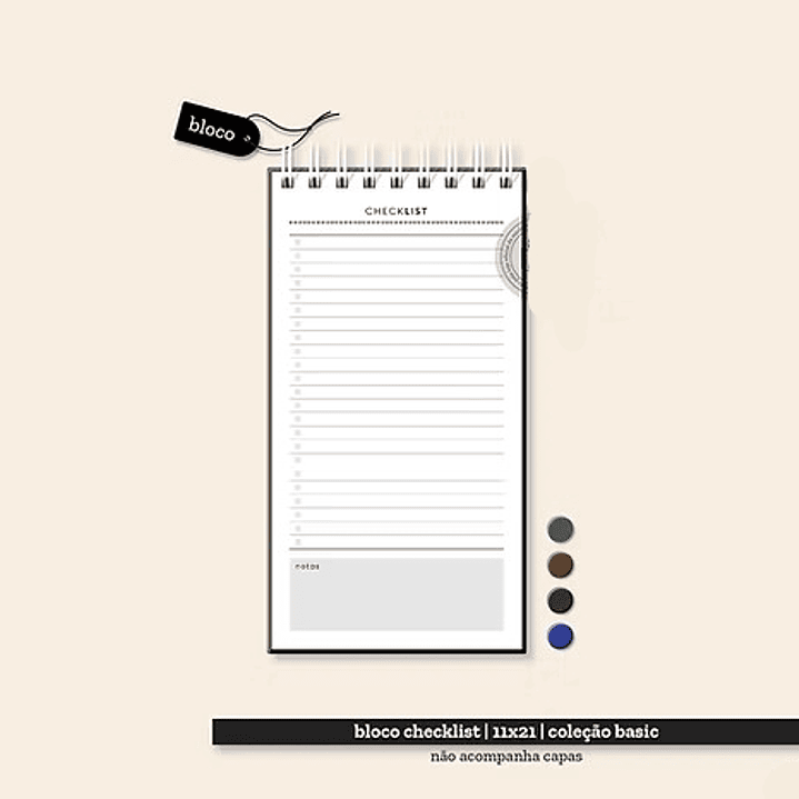 Arquivo Coleção Basic Bloco Checklist 11x21  1