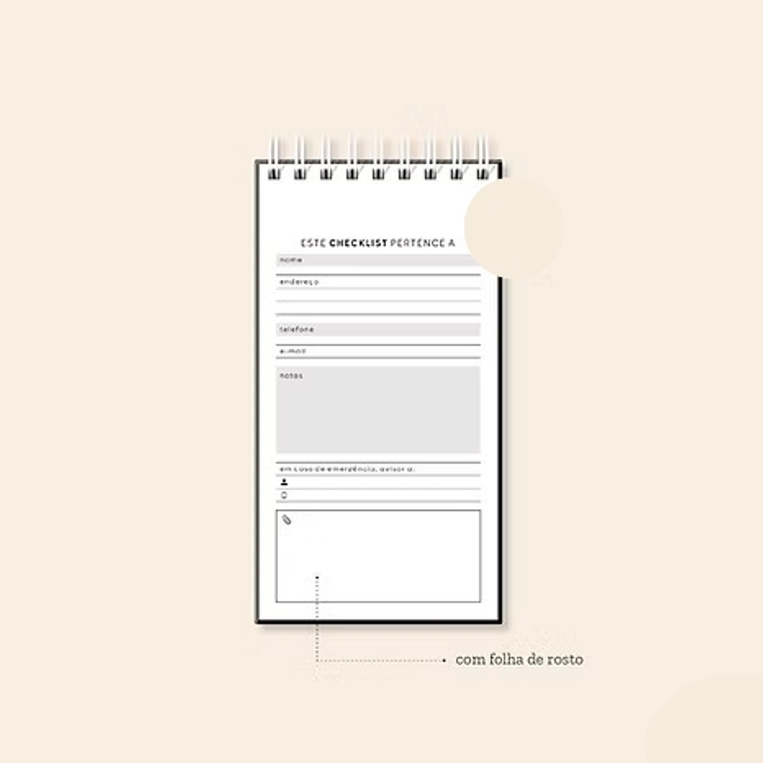 Arquivo Coleção Basic Bloco Checklist 11x21  2