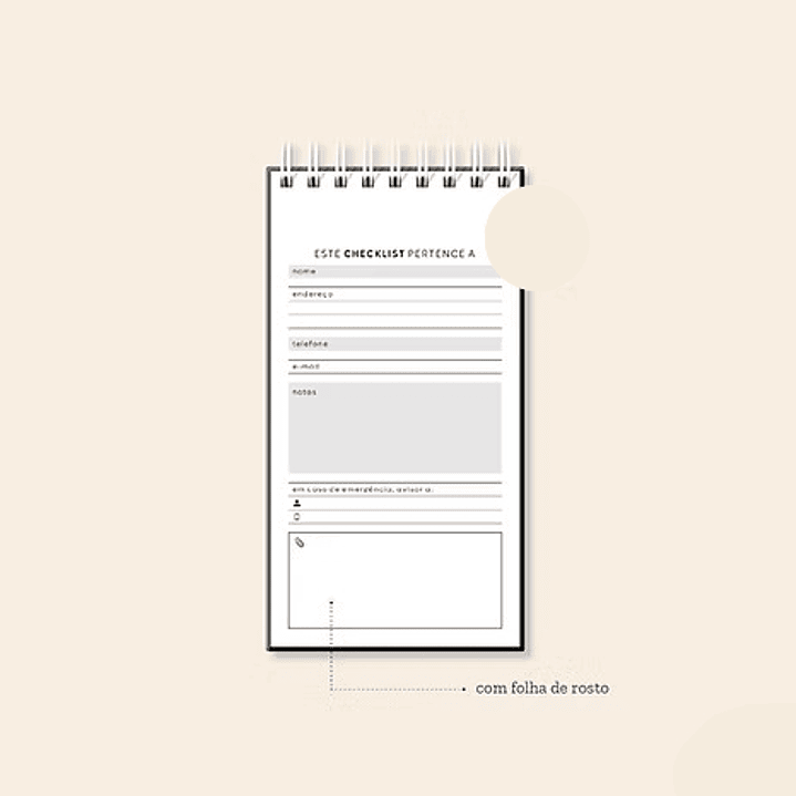 Arquivo Coleção Basic Bloco Checklist 11x21  2