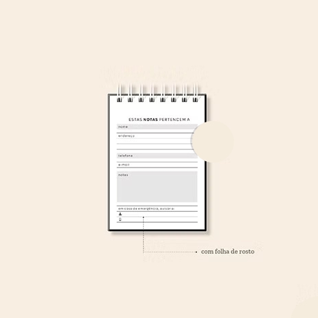 Arquivo Coleção Basic Bloco de Anotações A6  2
