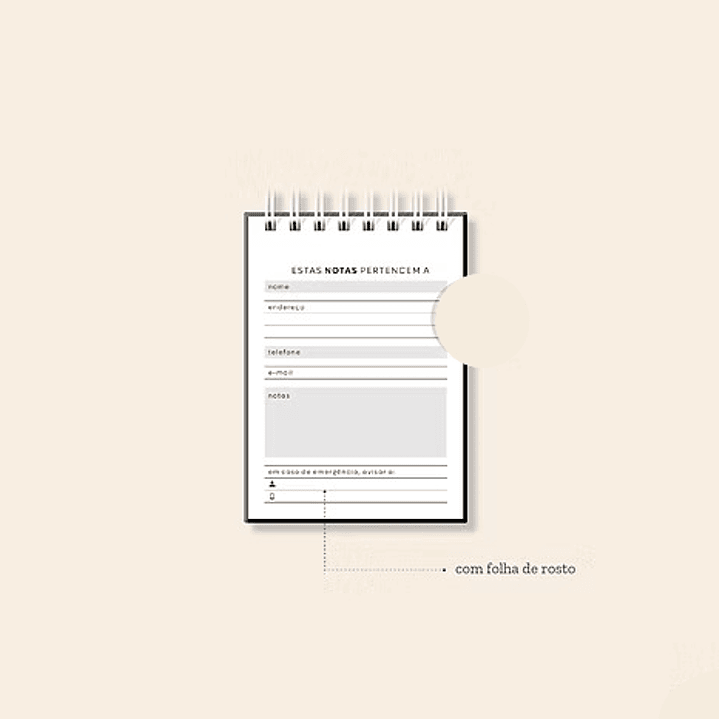 Arquivo Coleção Basic Bloco de Anotações A6  2