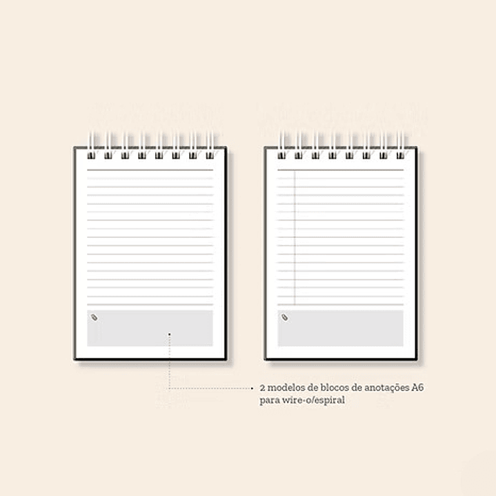Arquivo Coleção Basic Bloco de Anotações A6  3