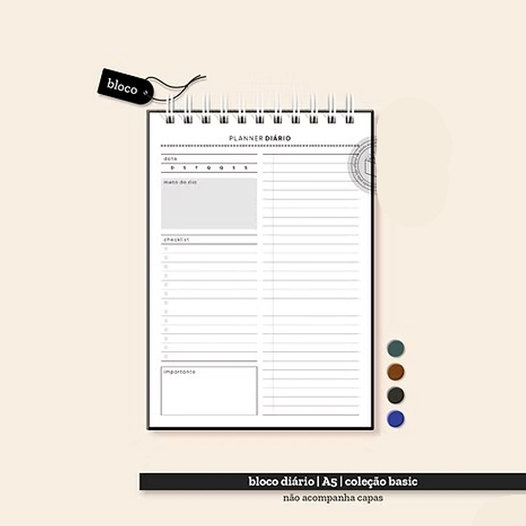 Arquivo Coleção Basic Bloco Diário A5  1