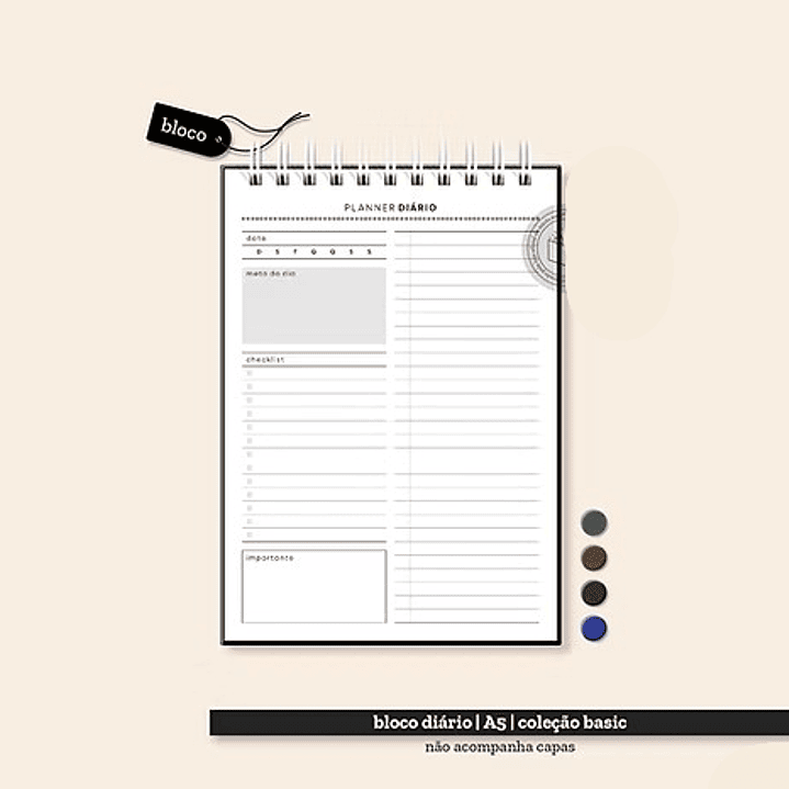 Arquivo Coleção Basic Bloco Diário A5  1