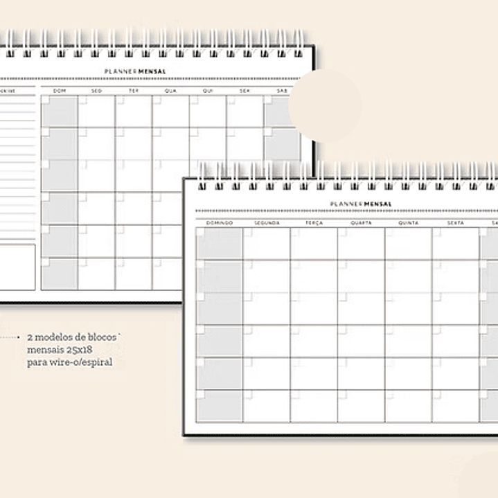 Arquivo Coleção Basic Planejador Mensal 25x18  3