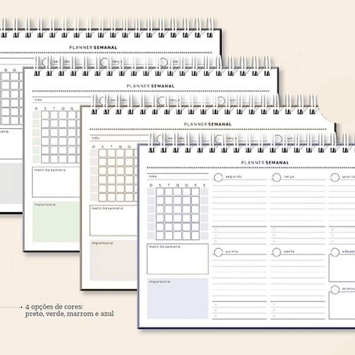 Arquivo Coleção Basic Planejador Semanal 25x18  4