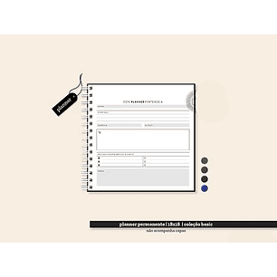 Arquivo Coleção Basic Planner Permanente 18x18