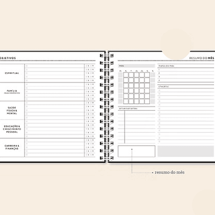 Arquivo Coleção Basic Planner Permanente 18x18 6