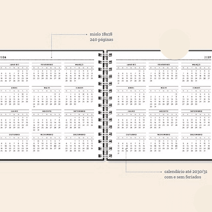 Arquivo Coleção Basic Planner Permanente 18x18 9