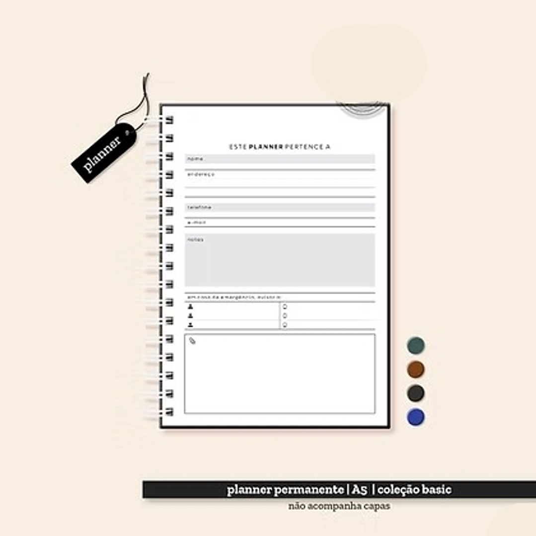 Arquivo Coleção Basic Planner Permanente A5  1