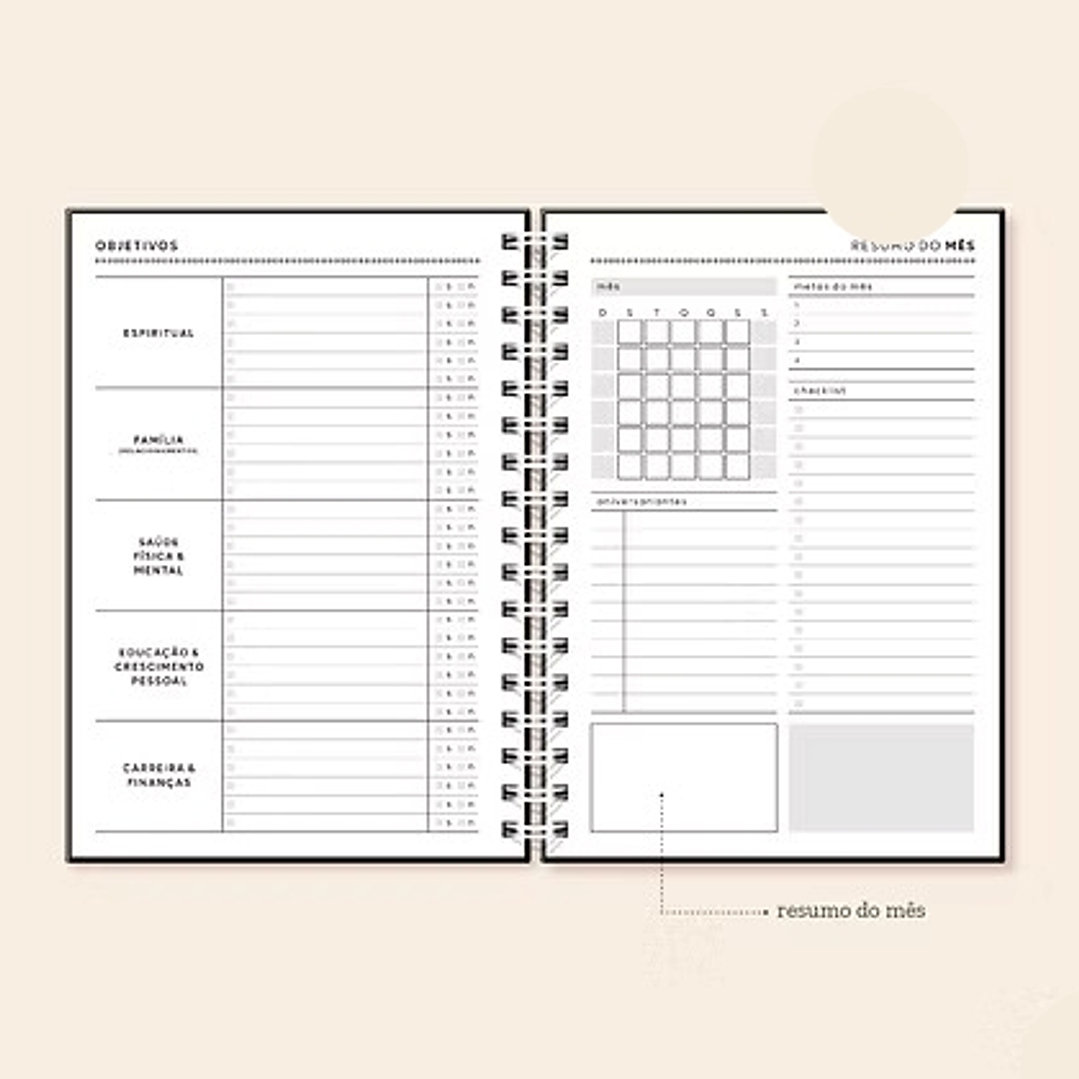 Arquivo Coleção Basic Planner Permanente A5  5