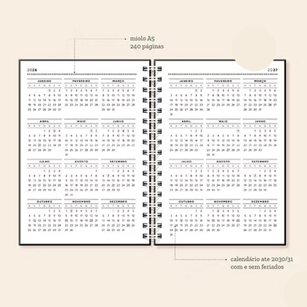 Arquivo Coleção Basic Planner Permanente A5  8